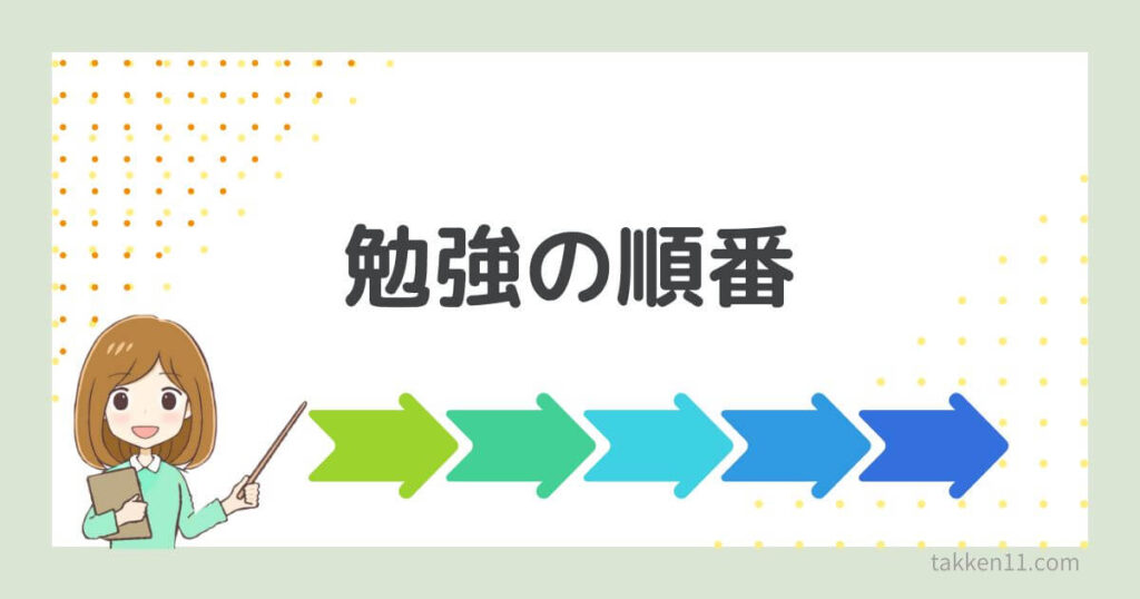 宅建　独学　勉強　順番