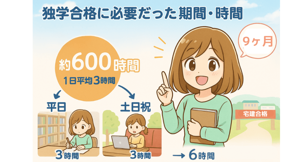 体験独学でかかった期間と時間
