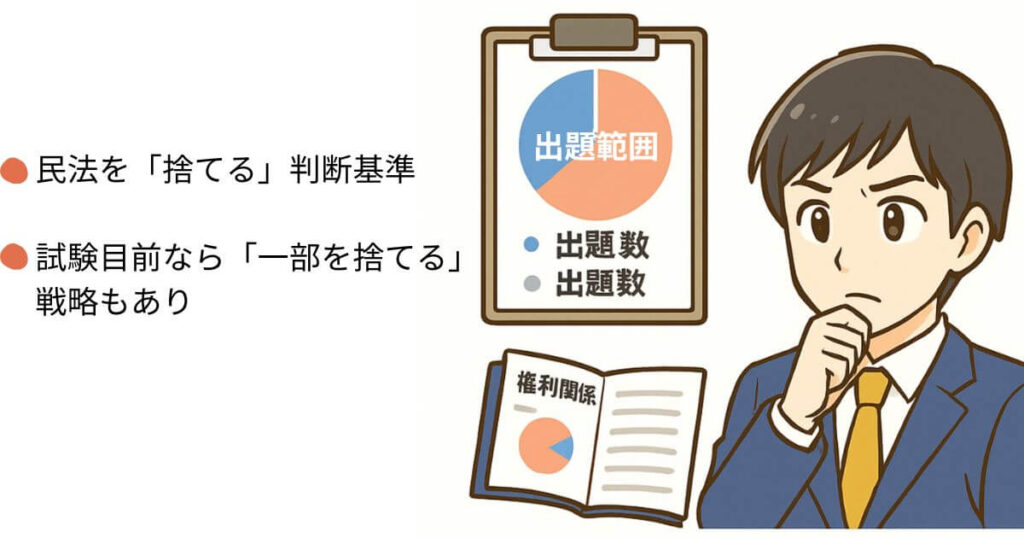 宅建権利関係捨てるのはあり?なし?