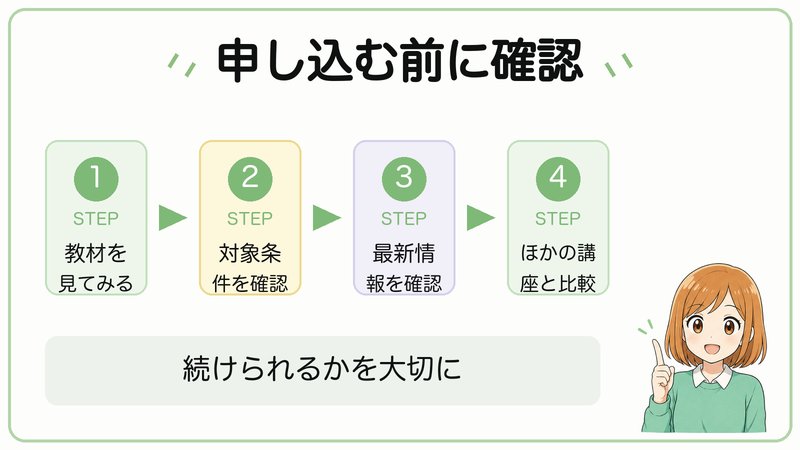 ユーキャン宅建を申し込む前の確認手順