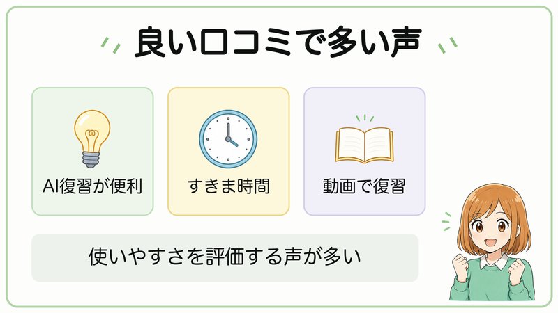 スタディング宅建の良い口コミで多い声