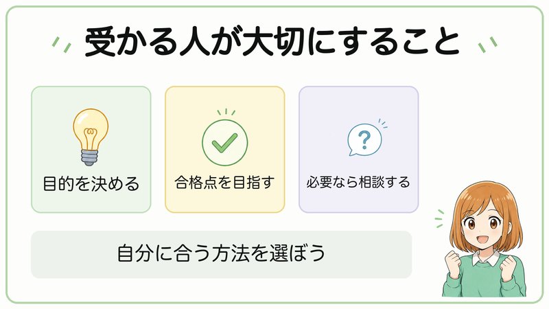 宅建に受かる人が大切にすること